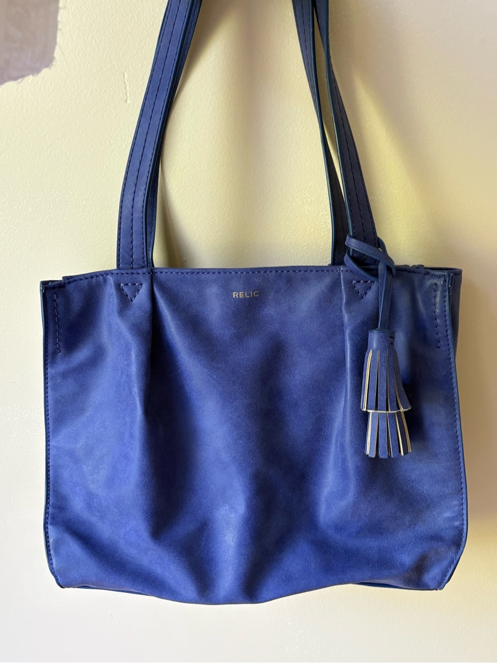 Relic Periwinkle Purple blue Purse 💜 “you are my sunshine” inside shoulder bag